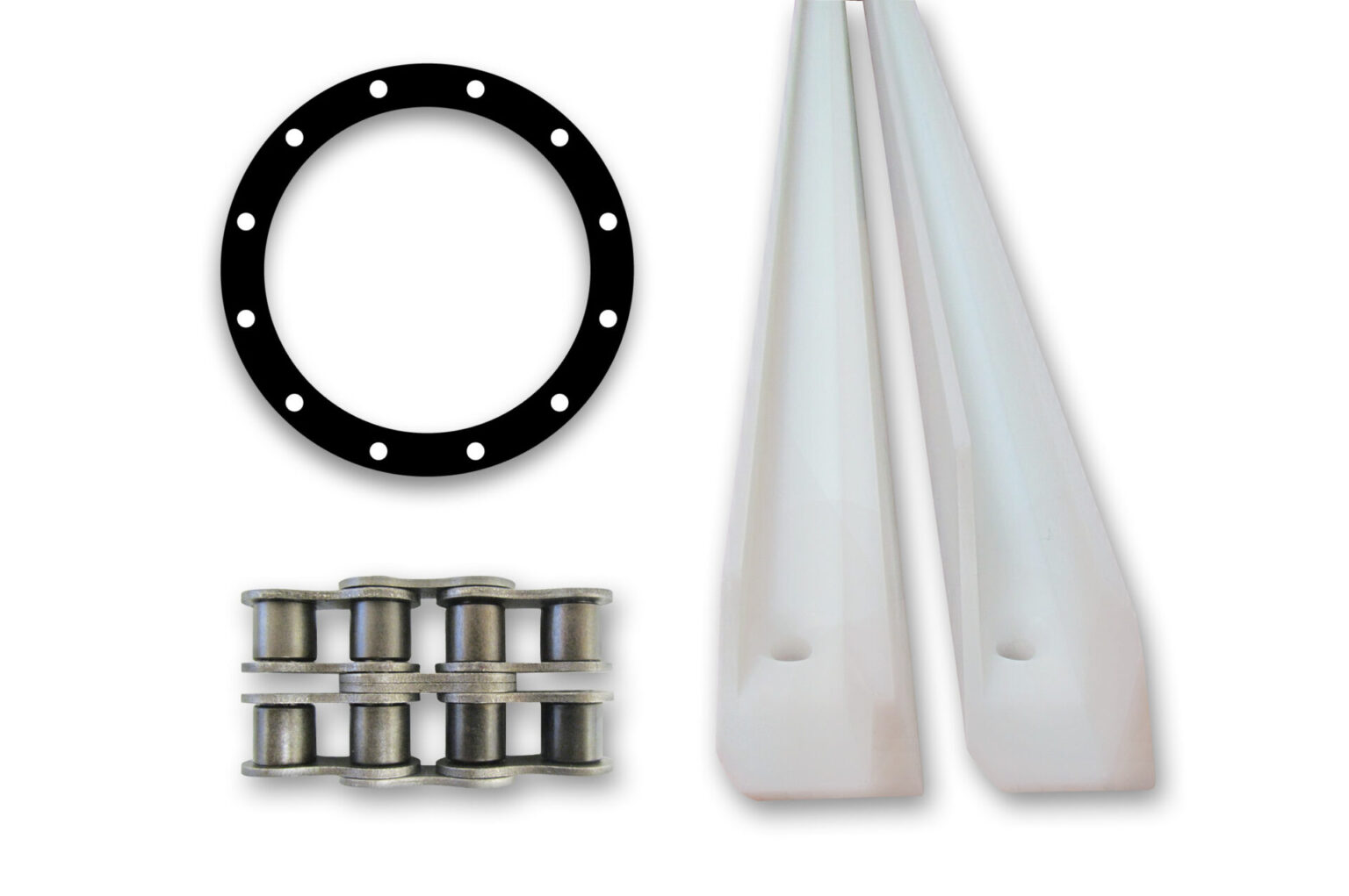 Seal Gaskets, Rail Guide Strips & Duplex Precision Roller Chains ...